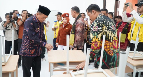 Pesan Gubernur Jambi kepada Siswa Sekolah Rakyat, Tekun Belajar, Jangan Lupa Berterima Kasih